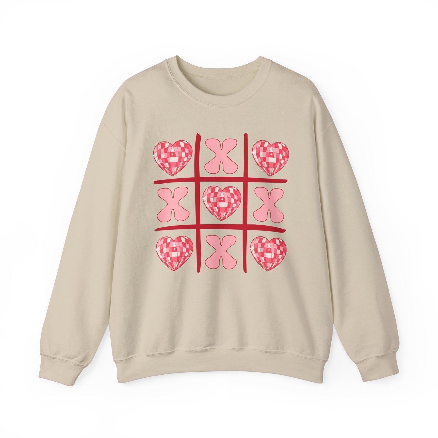 Hearts Tic Tac Toe Sweatshirt