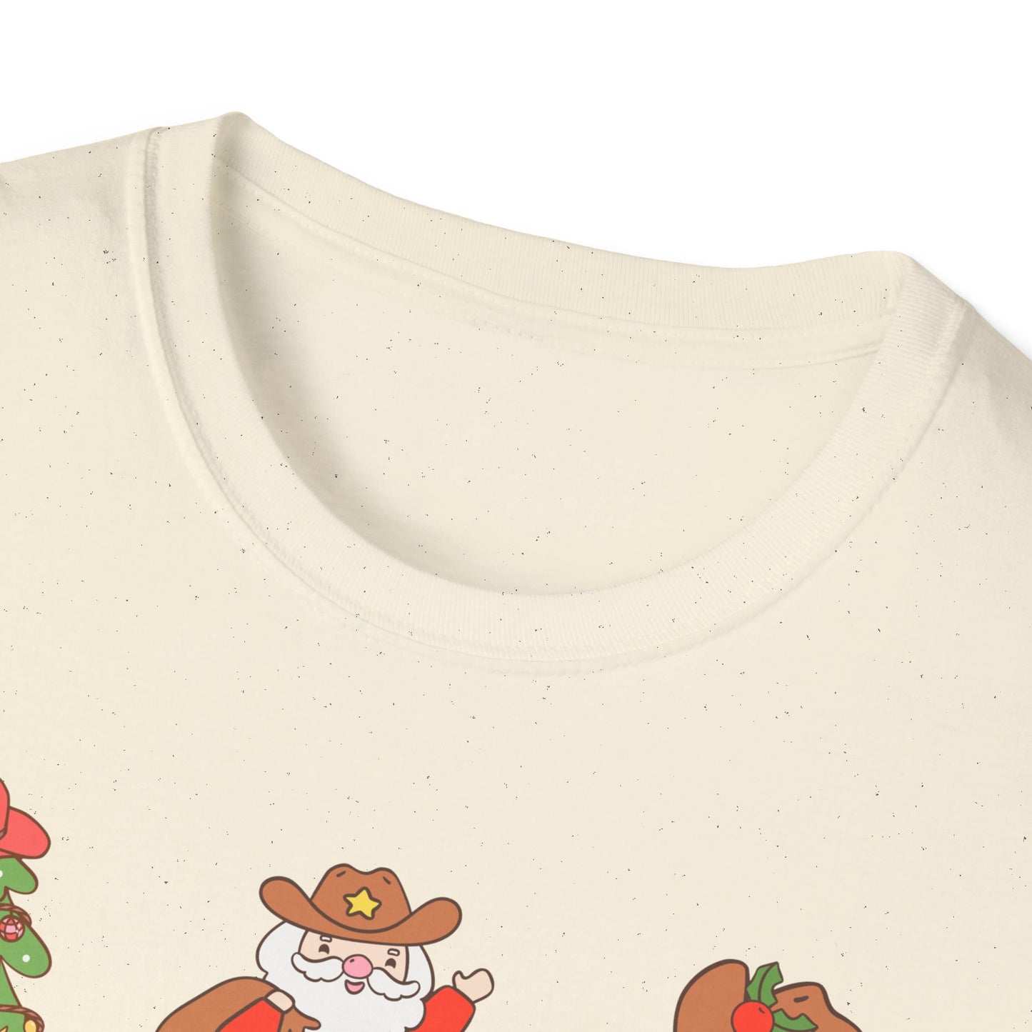 Howdy Christmas Unisex Softstyle T-Shirt - Fun & Festive Holiday Wear