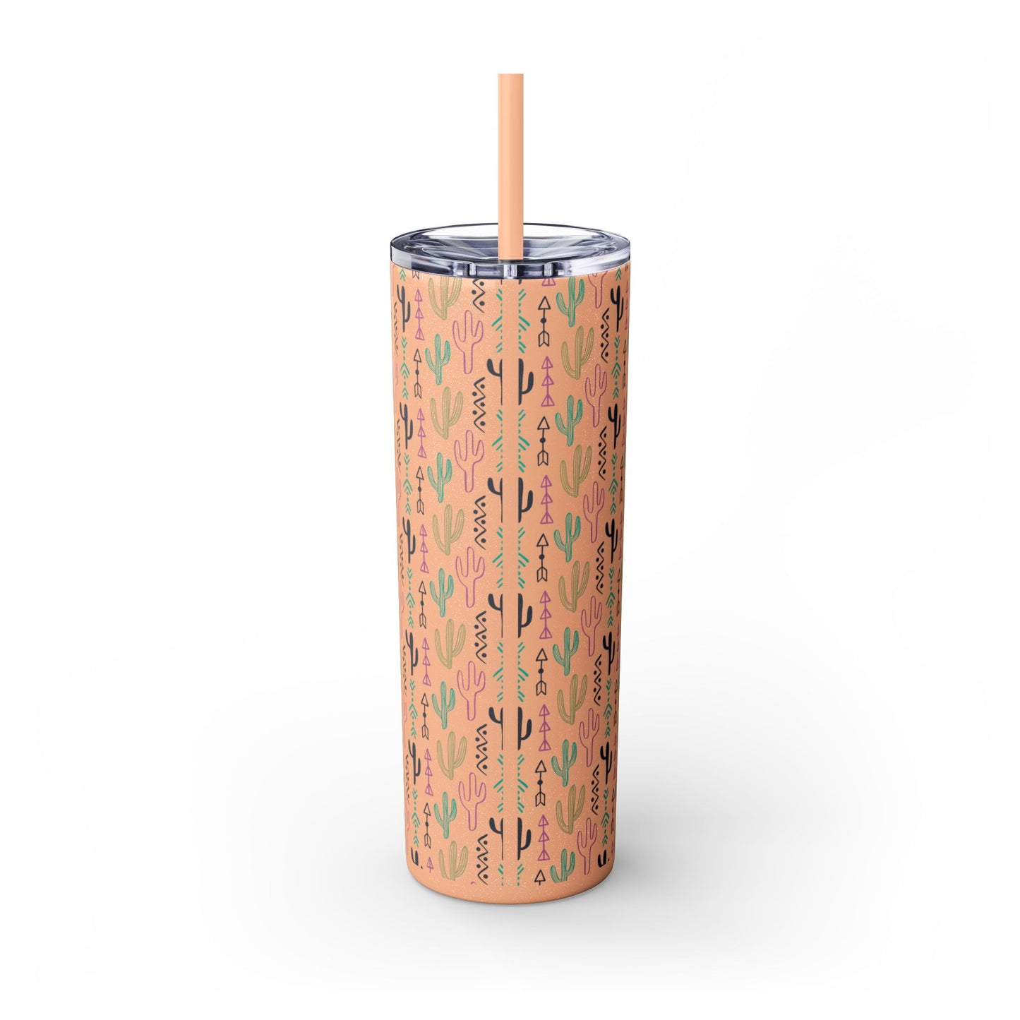 Lungs Give Out Skinny Tumbler with Straw, 20oz