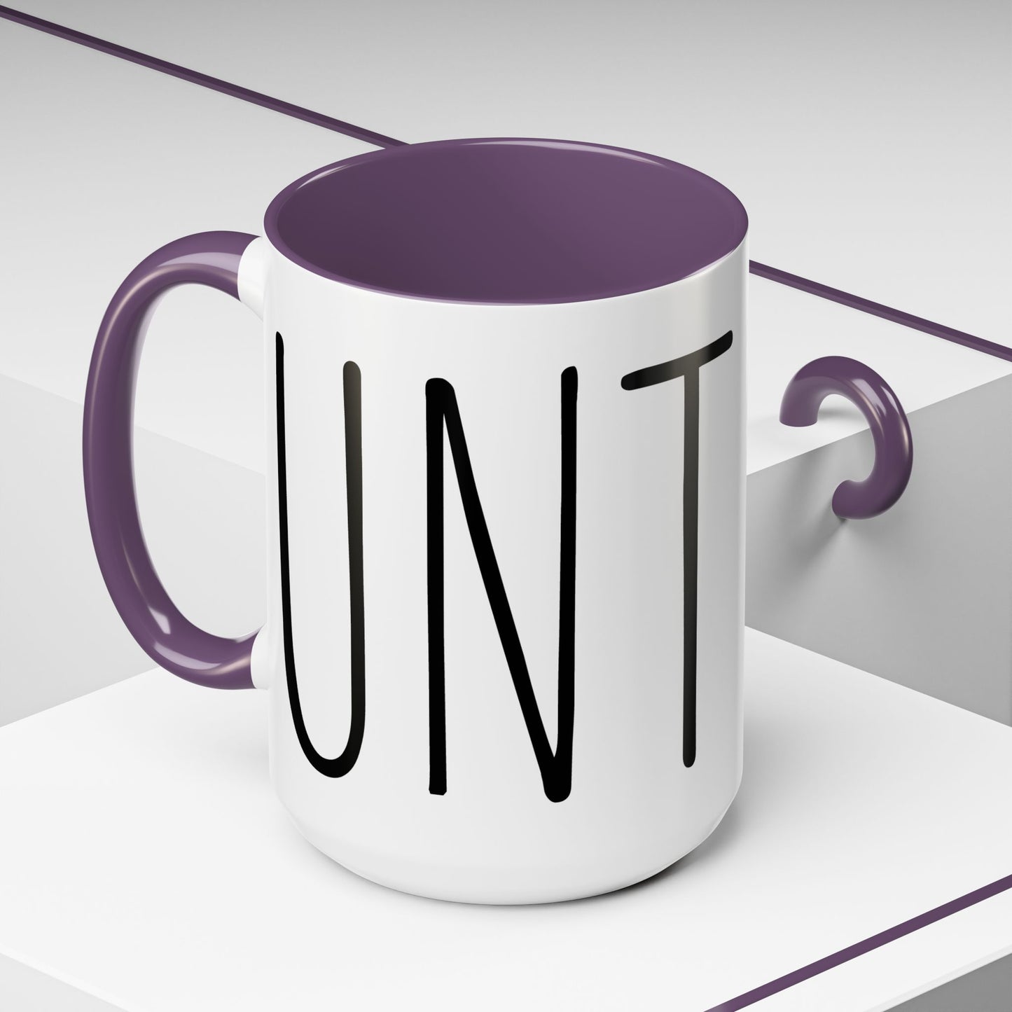 C-unt Accent Coffee Mug - Chic & Modern Drinkware for Daily Coffee Lovers