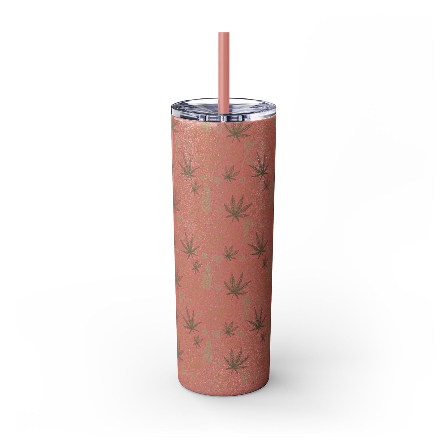 Stoner Skinny Tumbler with Straw, 20oz