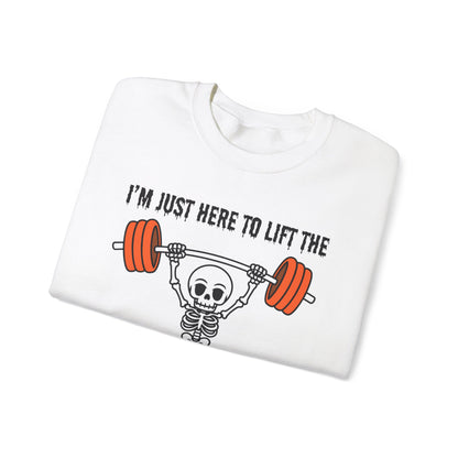 I'm Just Here to Lift the Halloween Spirit Sweatshirt