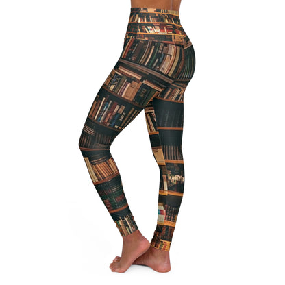 Book Lover High Waisted Yoga Leggings