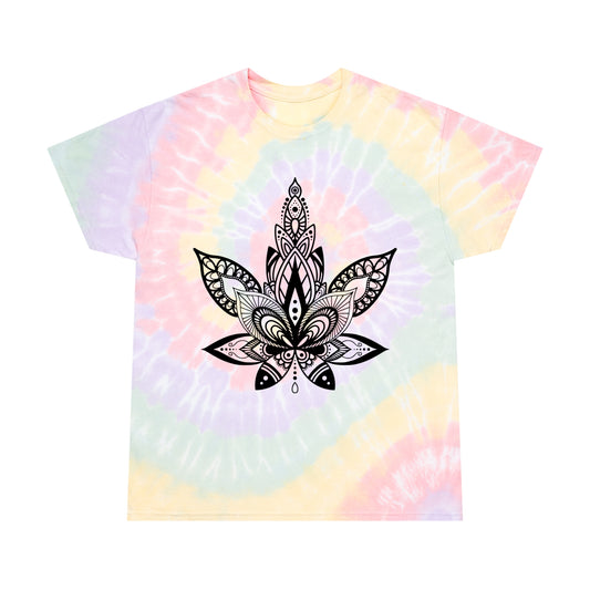 Mandala Marijuana Tie-Dye Short Sleeve Tee