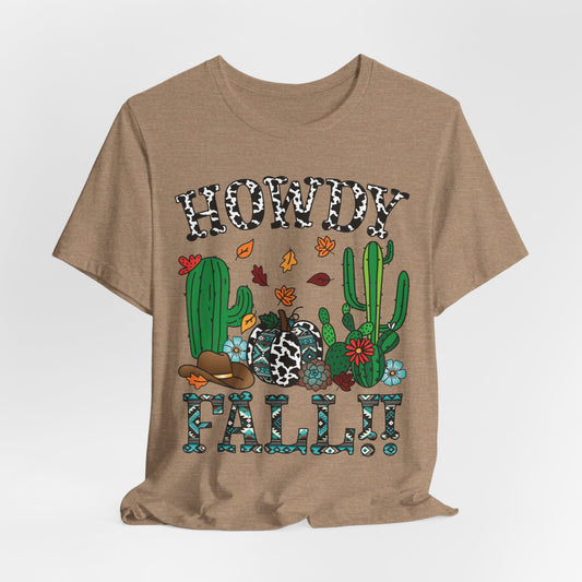 Howdy Fall Short Sleeve Tee