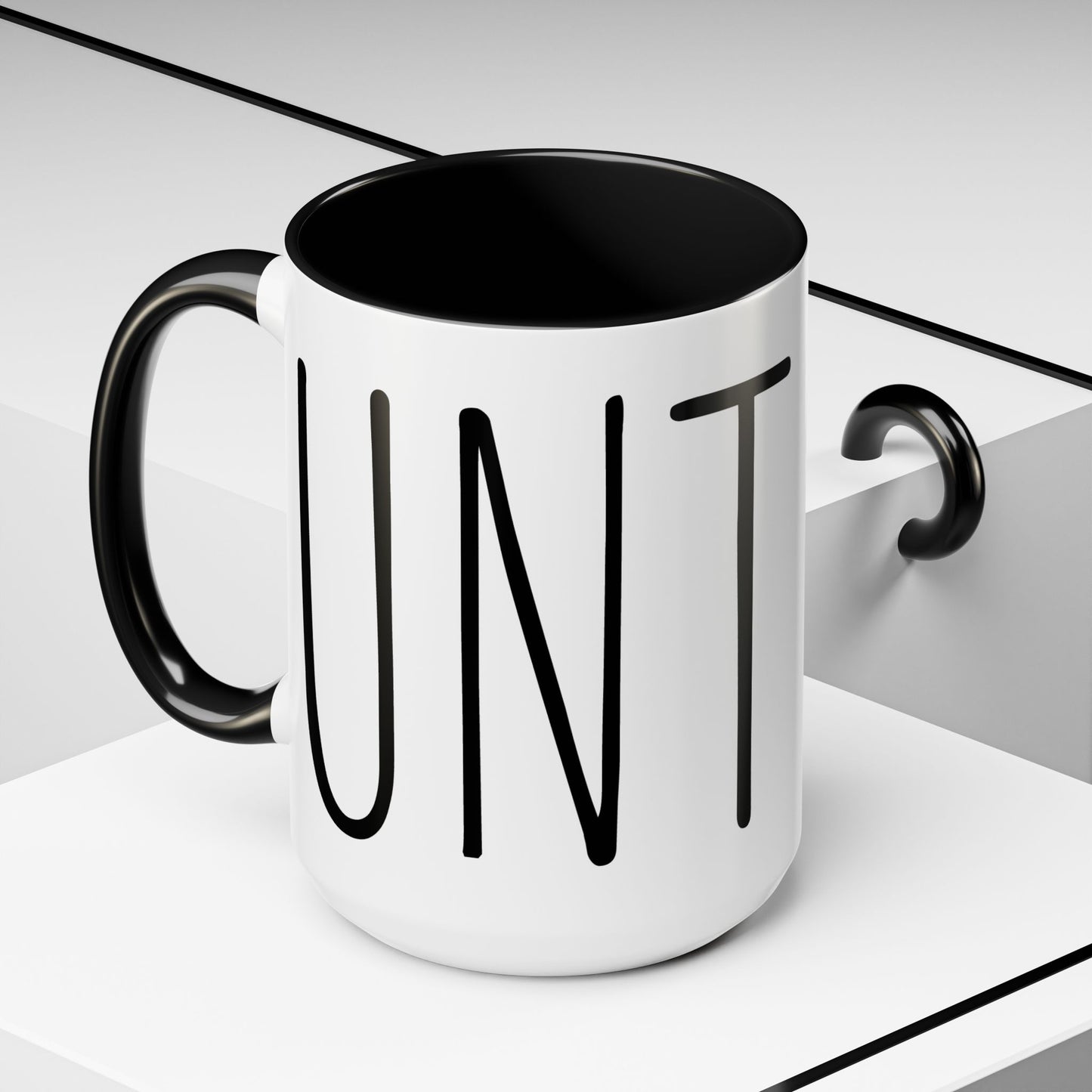 C-unt Accent Coffee Mug - Chic & Modern Drinkware for Daily Coffee Lovers