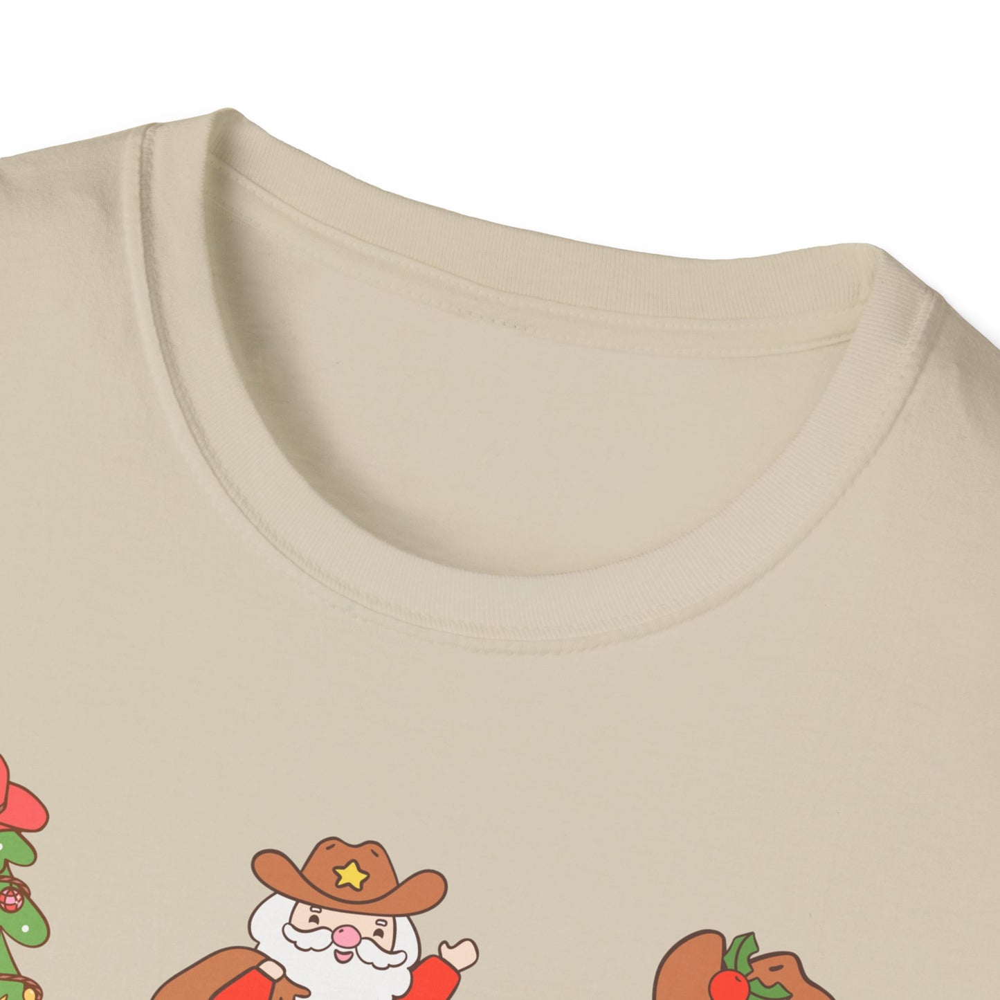 Howdy Christmas Unisex Softstyle T-Shirt - Fun & Festive Holiday Wear