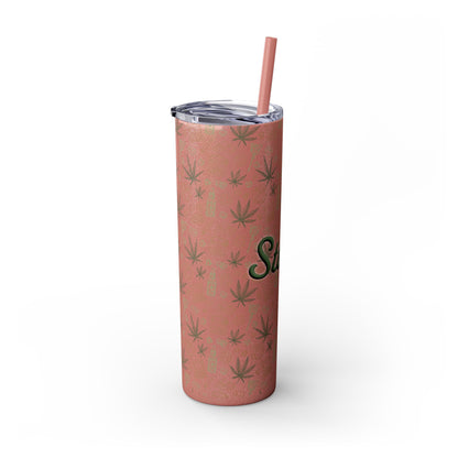 Stoner Skinny Tumbler with Straw, 20oz