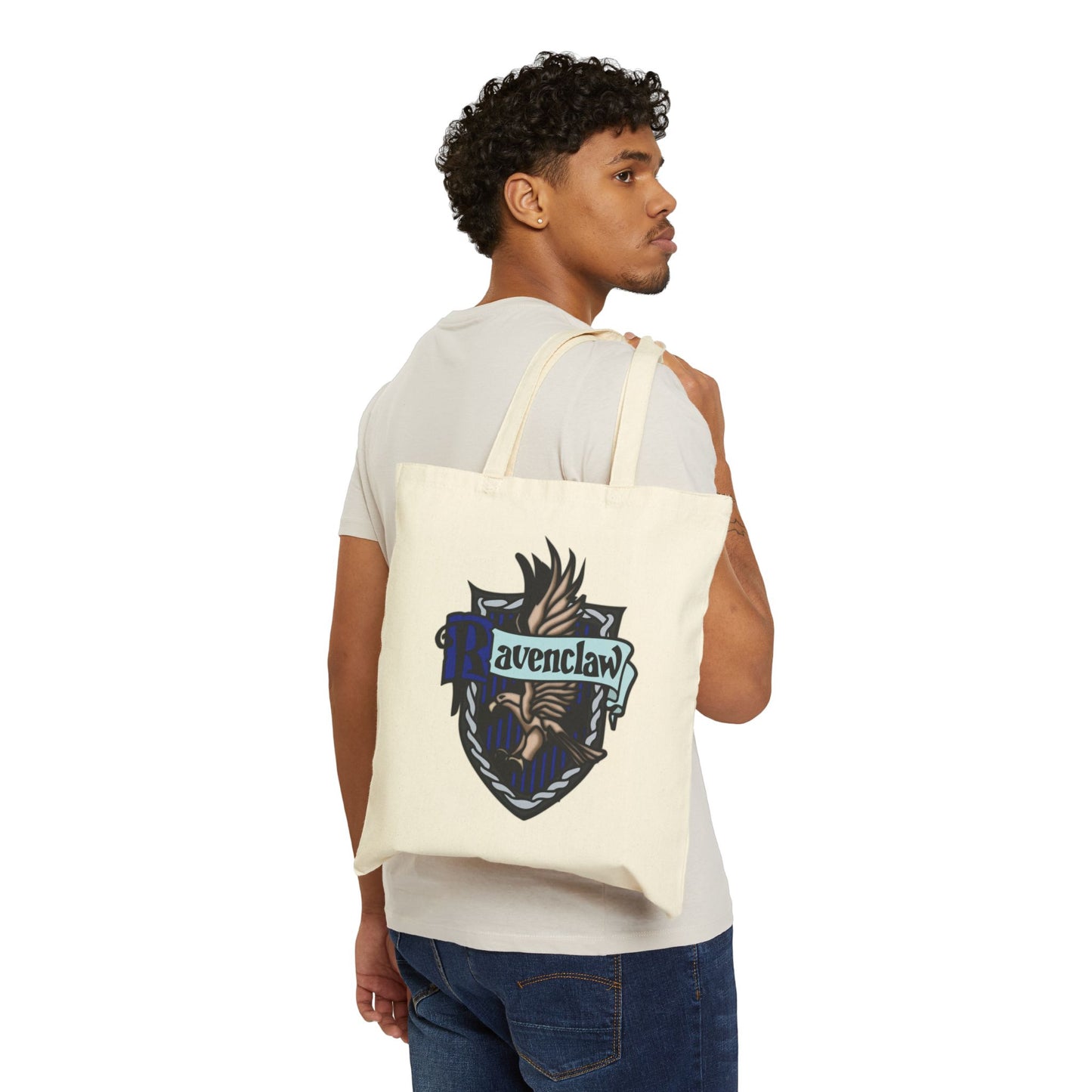 Ravenclaw Harry Potter Crest Cotton Canvas Tote Bag Wizard School