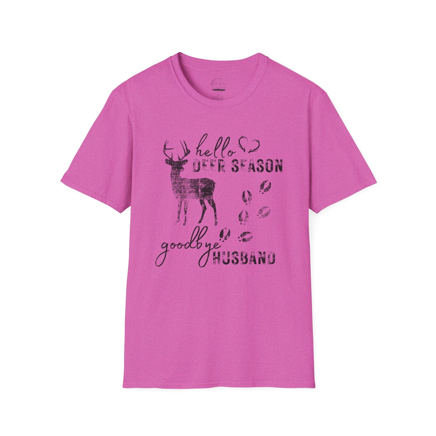 Hello Deer Season Goodbye Husband Softstyle T-Shirt