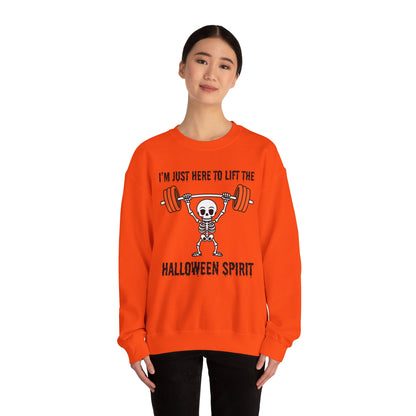 I'm Just Here to Lift the Halloween Spirit Sweatshirt