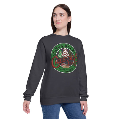 Christmas Tree Cakes Farm Drop Shoulder Sweatshirt