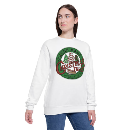 Christmas Tree Cakes Farm Drop Shoulder Sweatshirt