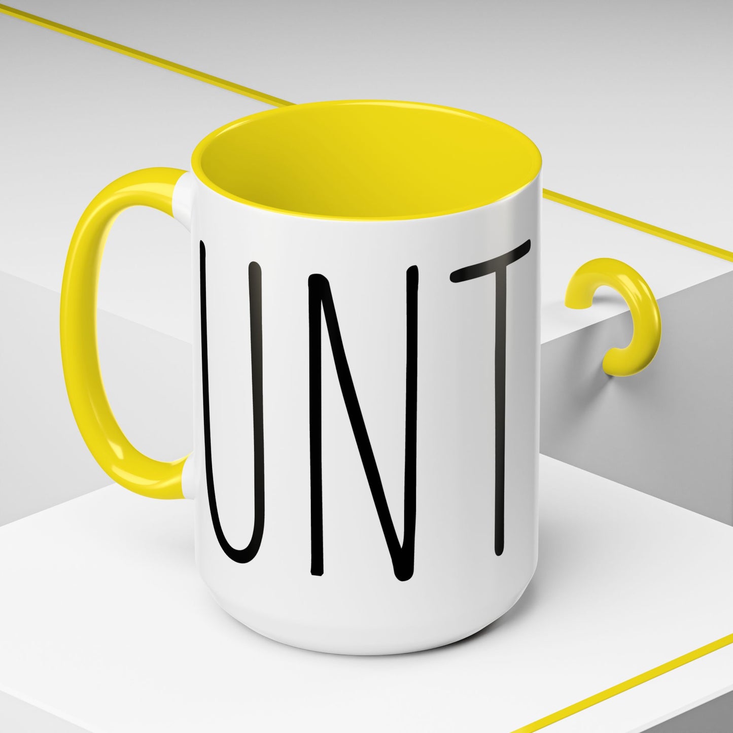 C-unt Accent Coffee Mug - Chic & Modern Drinkware for Daily Coffee Lovers