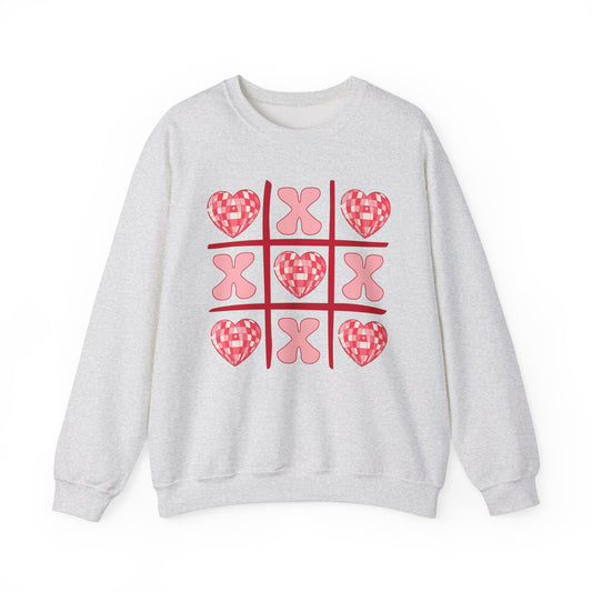 Hearts Tic Tac Toe Sweatshirt