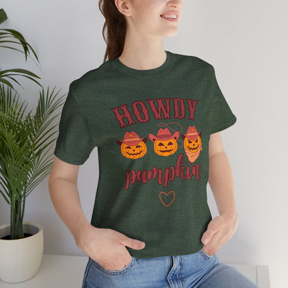 Howdy Pumpkin Short Sleeve Tee