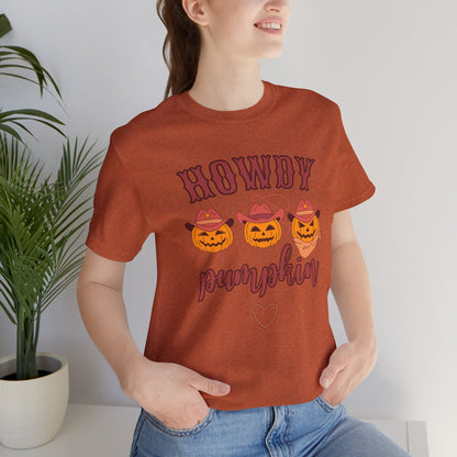 Howdy Pumpkin Short Sleeve Tee