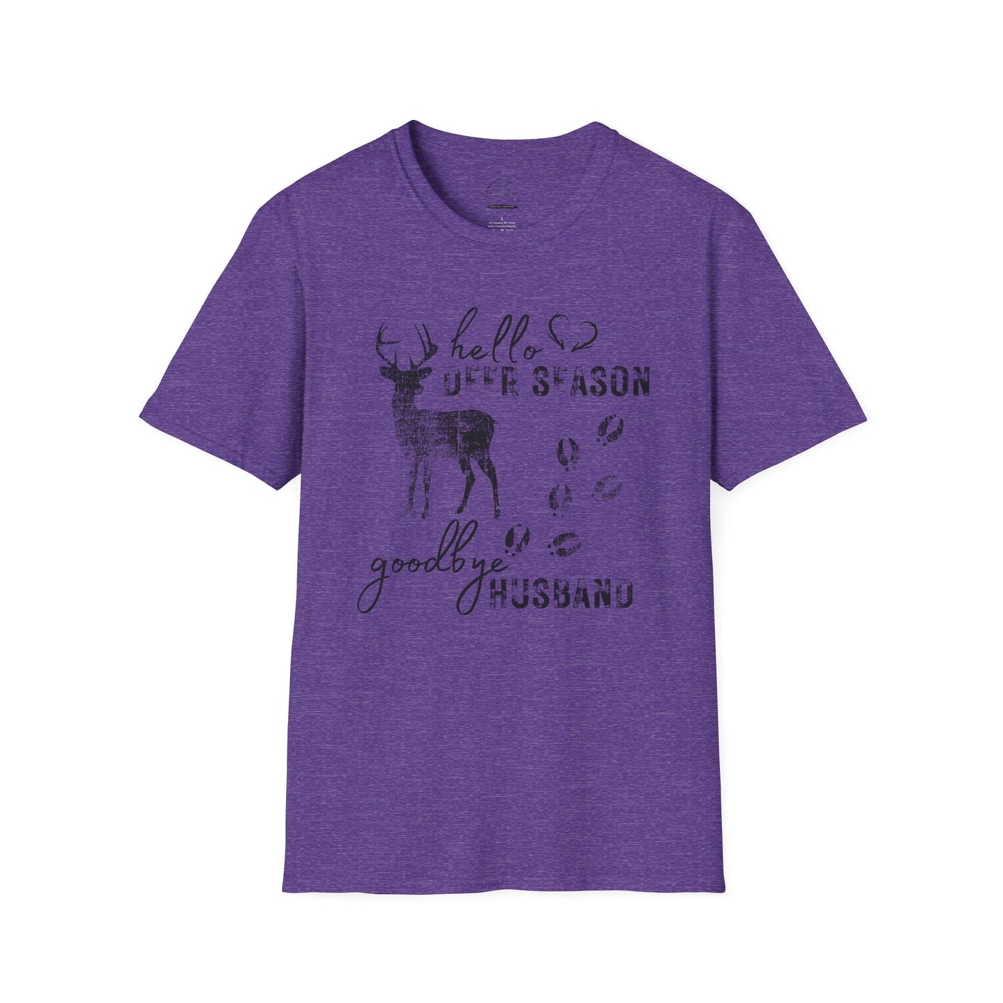 Hello Deer Season Goodbye Husband Softstyle T-Shirt