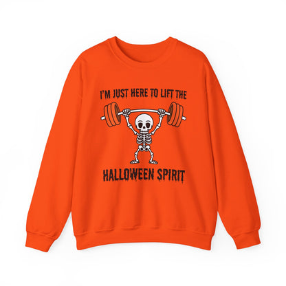 I'm Just Here to Lift the Halloween Spirit Sweatshirt