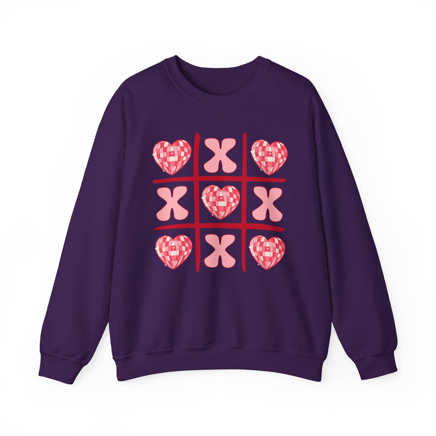 Hearts Tic Tac Toe Sweatshirt