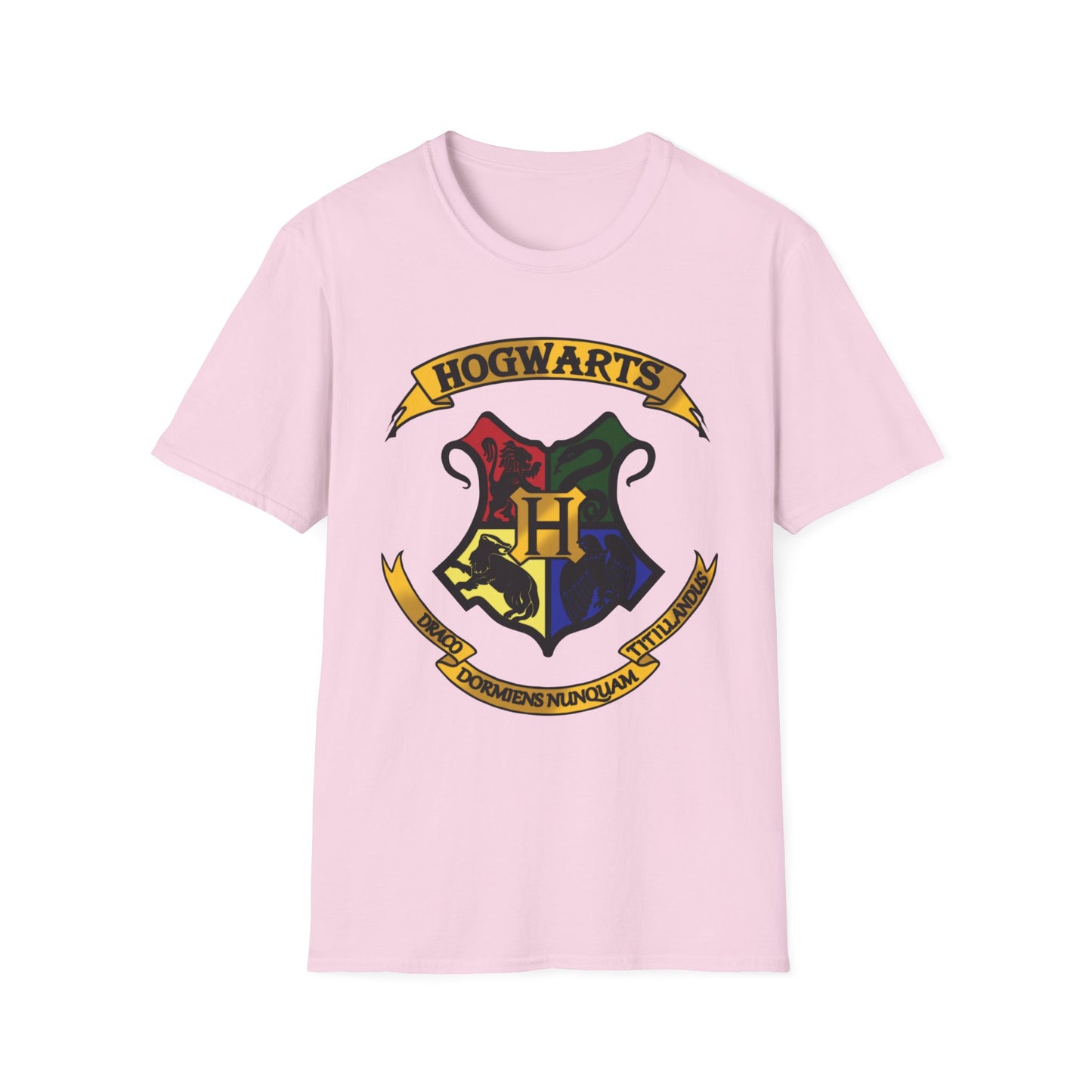 Hogwarts Crest Unisex Softstyle T-Shirt - Perfect for Harry Potter Fans