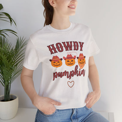 Howdy Pumpkin Short Sleeve Tee