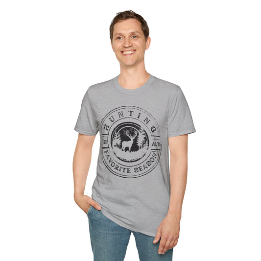 Hunting is My Favorite Season Unisex Softstyle T-Shirt