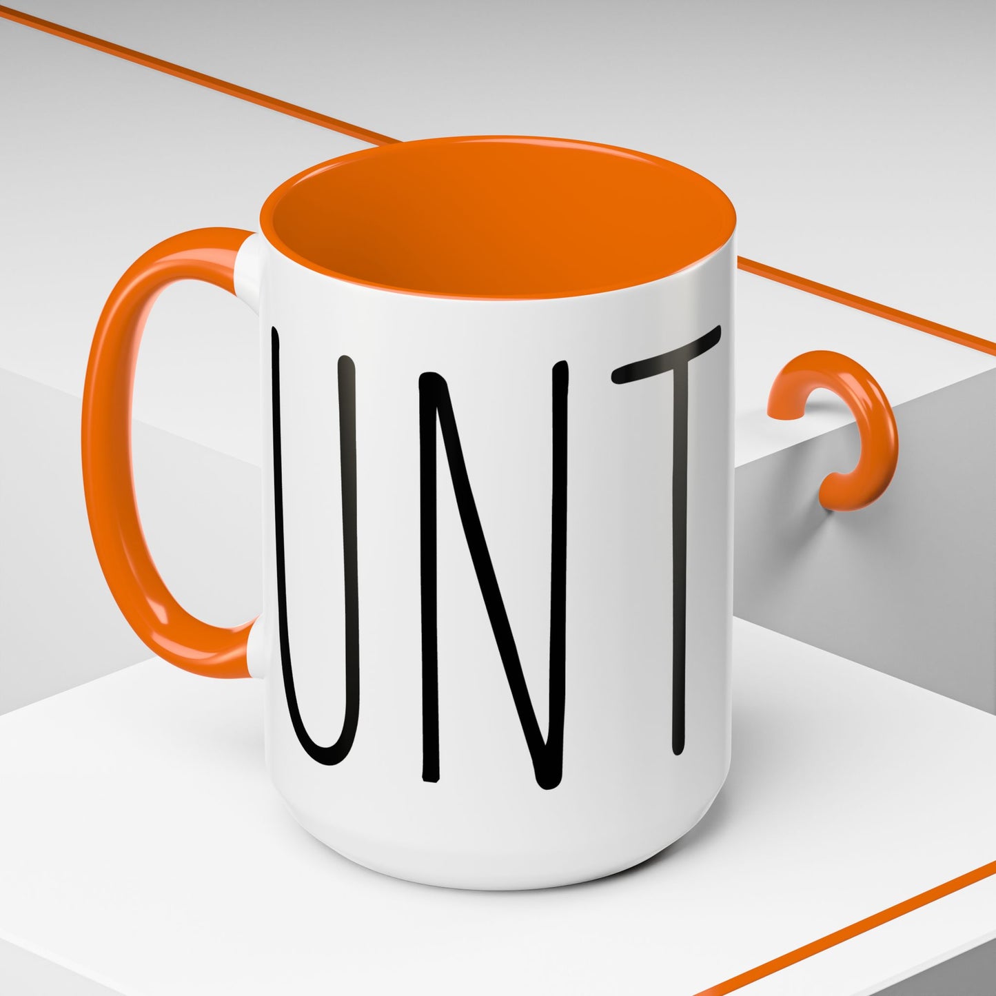 C-unt Accent Coffee Mug - Chic & Modern Drinkware for Daily Coffee Lovers