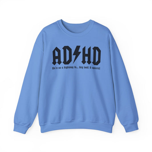 ADHD Unisex Heavy Blend™ Crewneck Sweatshirt - Fun & Comfortable Casual Wear