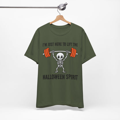 Here to Lift the Halloween Spirit Short Sleeve Tee