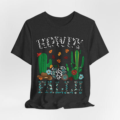 Howdy Fall Short Sleeve Tee