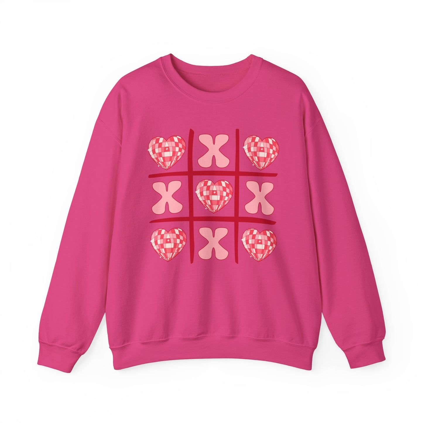 Hearts Tic Tac Toe Sweatshirt