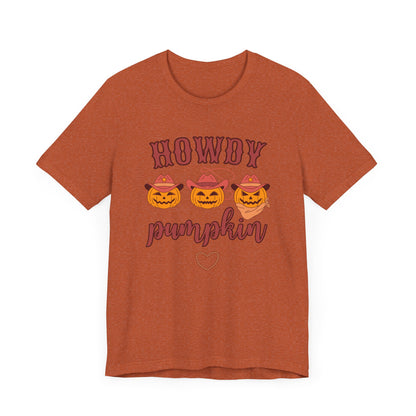 Howdy Pumpkin Short Sleeve Tee