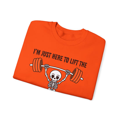 I'm Just Here to Lift the Halloween Spirit Sweatshirt