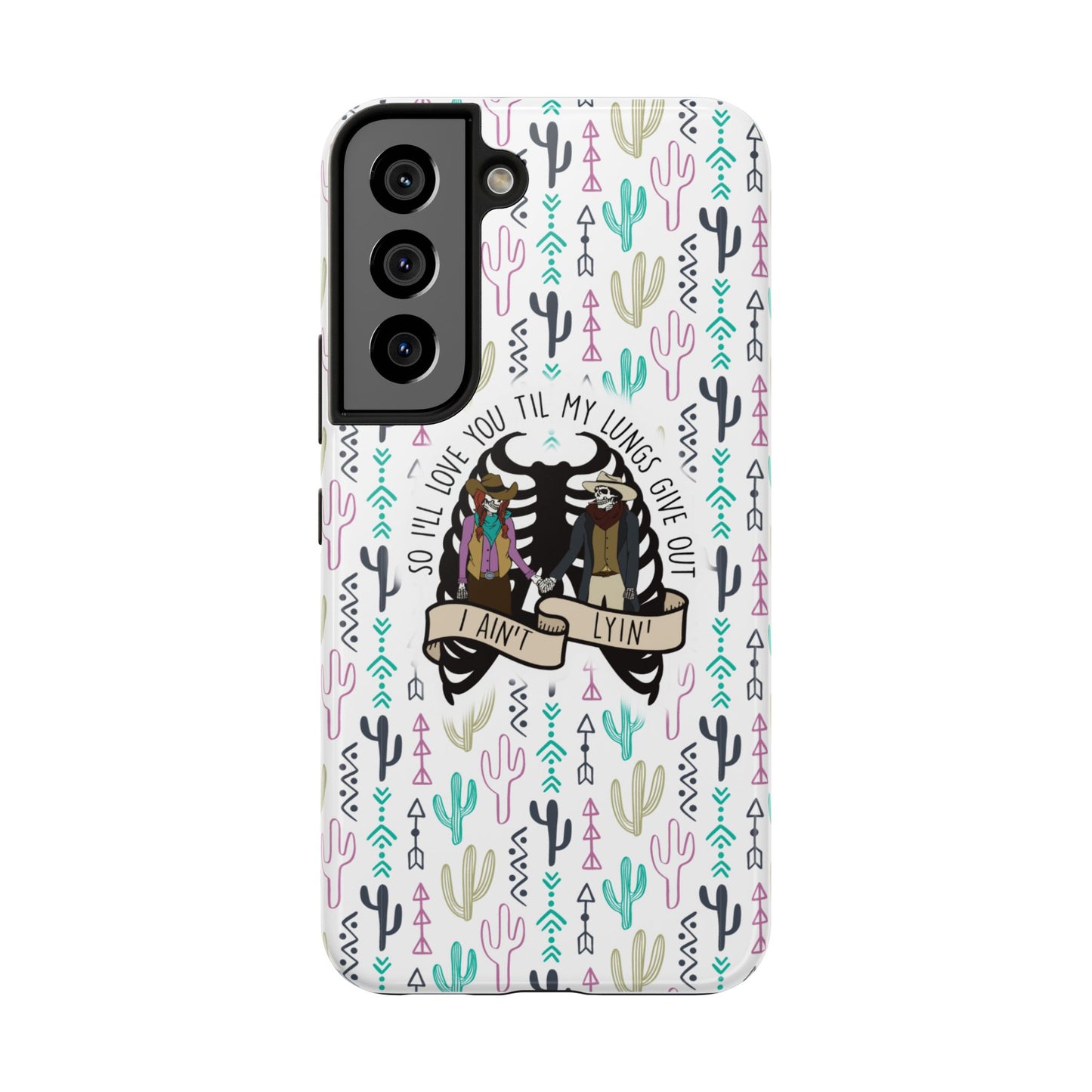 Love You Til My Lungs Give Out Tough Phone Cases