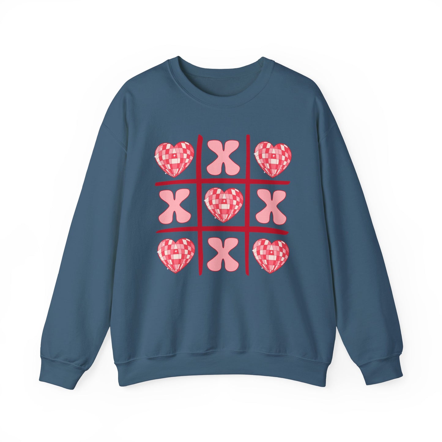 Hearts Tic Tac Toe Sweatshirt