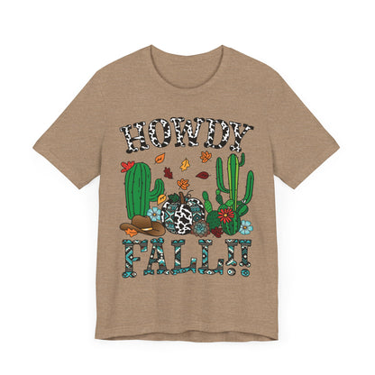 Howdy Fall Short Sleeve Tee