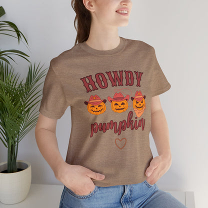 Howdy Pumpkin Short Sleeve Tee