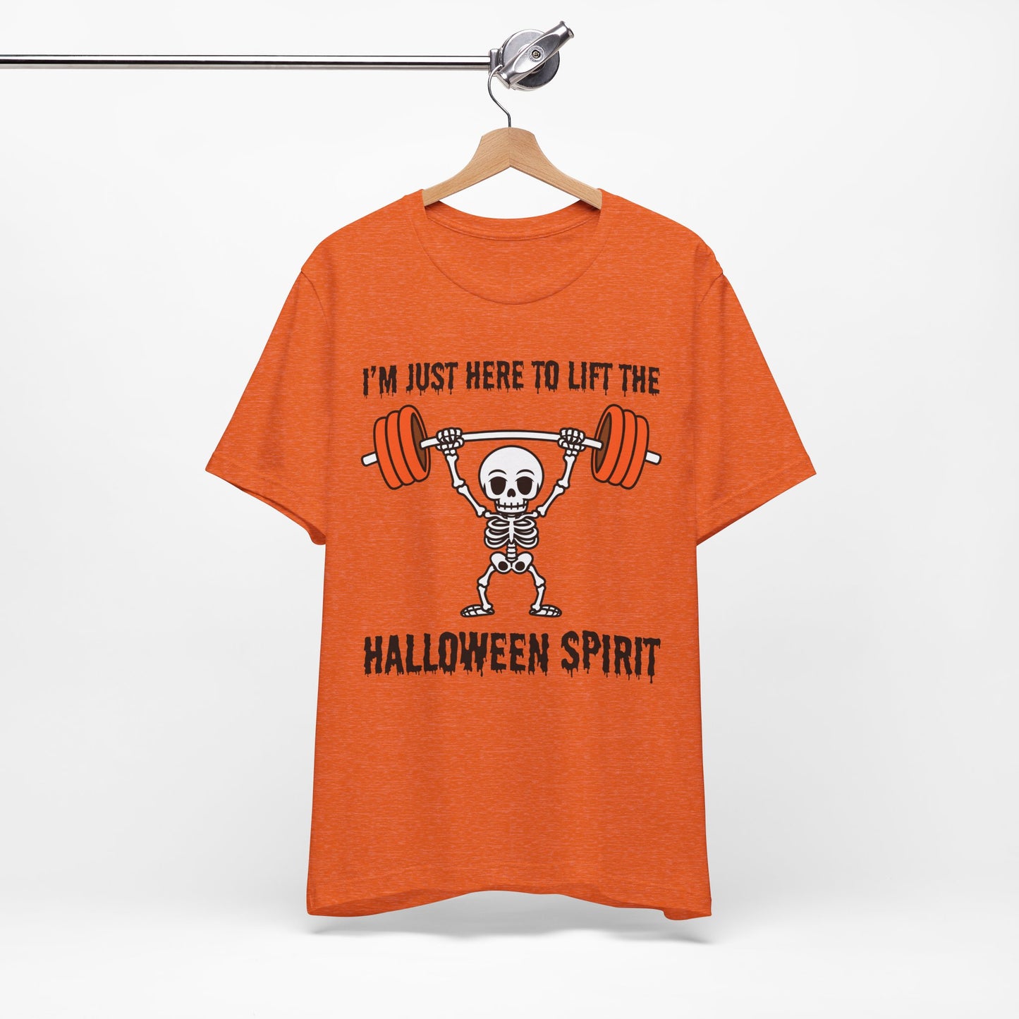 Here to Lift the Halloween Spirit Short Sleeve Tee