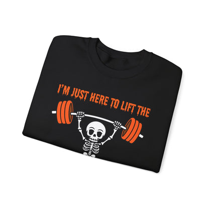 I'm Just Here to Lift the Halloween Spirit Sweatshirt