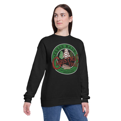 Christmas Tree Cakes Farm Drop Shoulder Sweatshirt