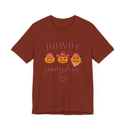 Howdy Pumpkin Short Sleeve Tee