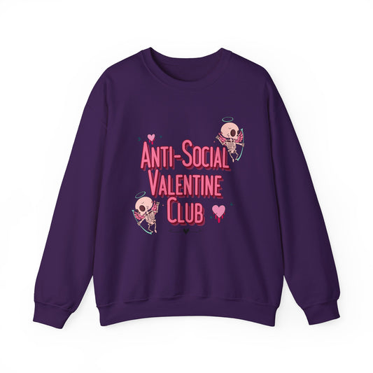 Anti-Social Valentine Club Unisex Sweatshirt